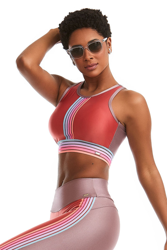 CONJUNTO CALZA Y TOP COLORFULL EMPINA 2064