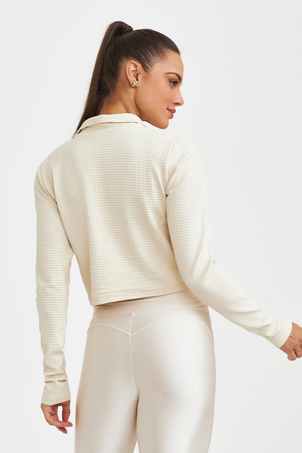 CROPPED CON CREMALLERA TWEED 15054