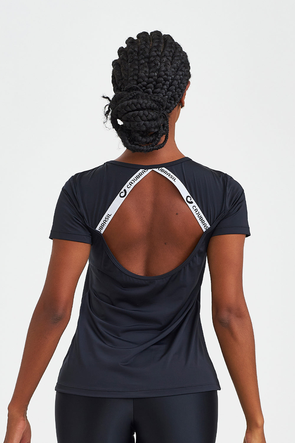 T-SHIRTS CON ELÁSTICO NEGRO 15107