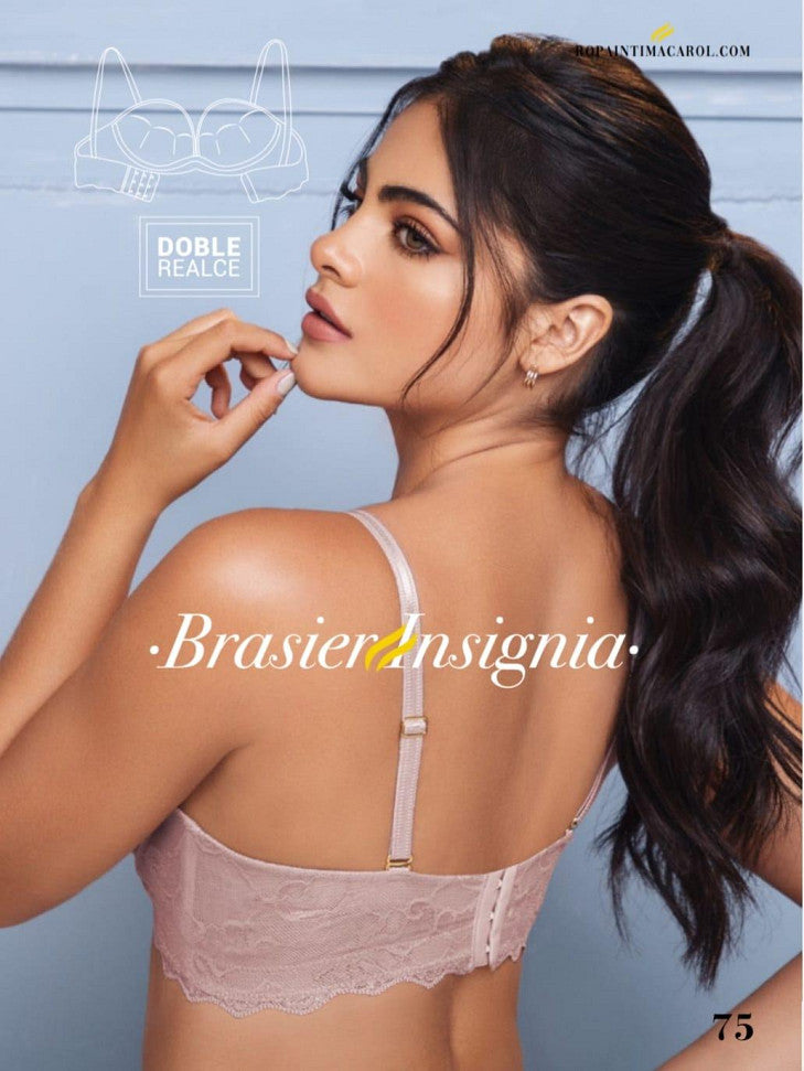 BRASIER LYCRA Y ENCAJE 645