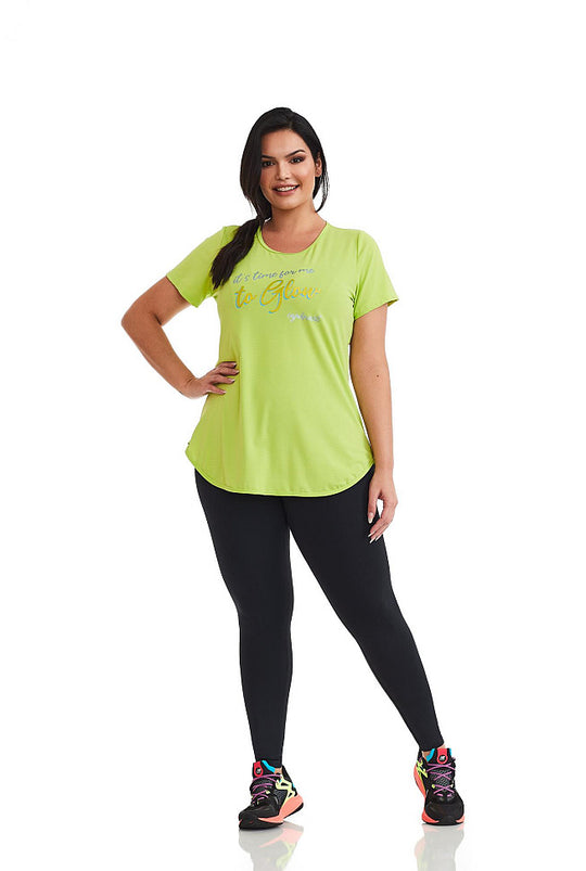 T-SHIRT CURVY GLOW 7030