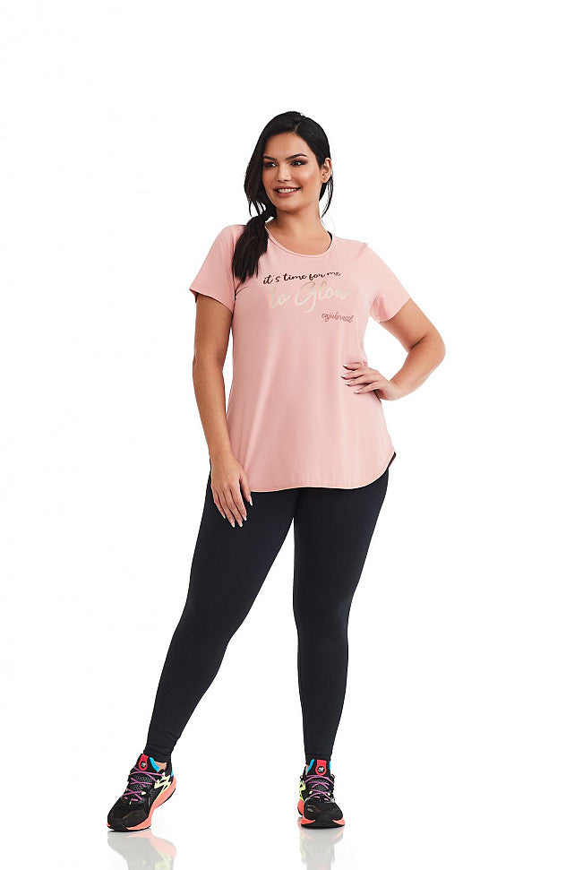 T-SHIRT CURVY GLOW 7030