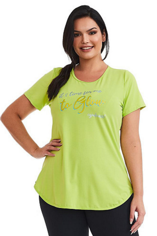 T-SHIRT CURVY GLOW 7030